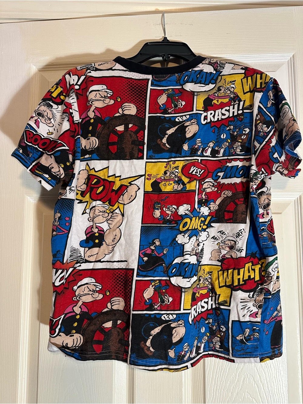 Comic-Print Short Sleeve Tee - Multi